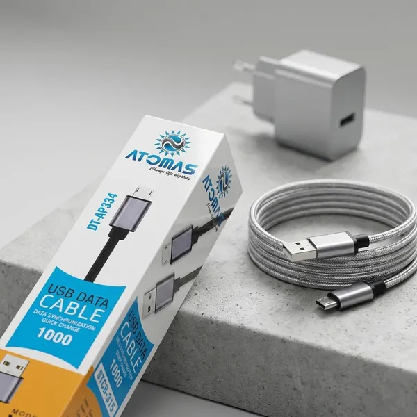 Atomas_Dt-Ap3388_V8_Usb_Data_Cable_100Q_-_2.4A_Fast_Charging_Cable_With_Golden_Metal_Cap