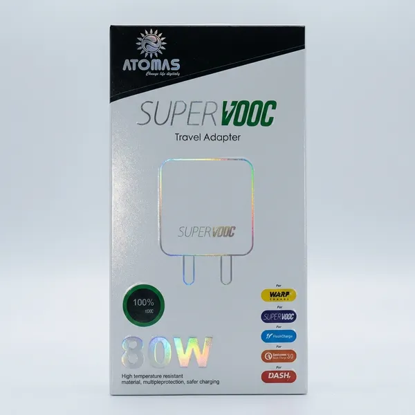 Atomas_Super_Vooc_80W_Fast_Travel_Adapter_Wall_Charger
