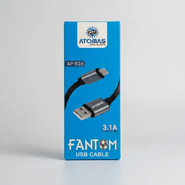 Atomas_Fantom_Usb_Cable_Ap-826_(3.1A_Fast_Charging)