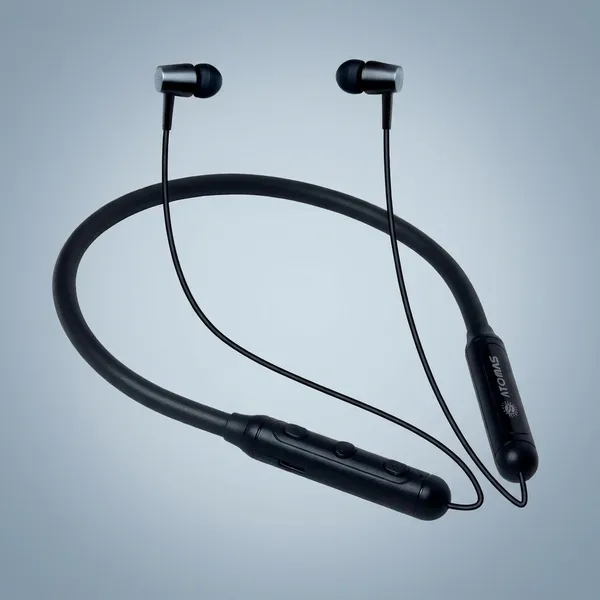 Atomas_Wireless_Bluetooth_5.0_Neckband_Earphones_With_Mic_-_Black