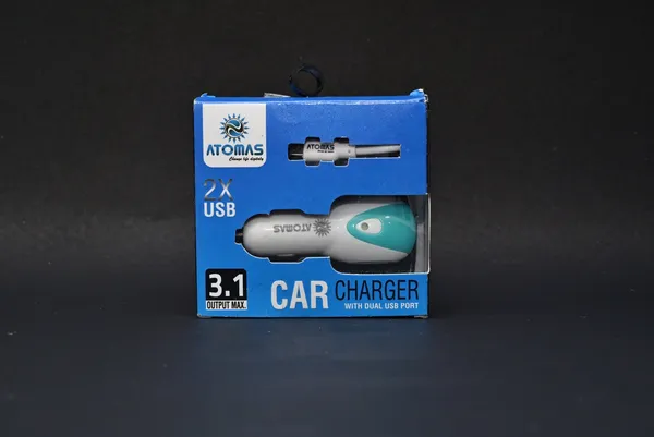 Atomas_3.1A_Dual_Usb_Car_Charger_With_Dual_Usb_Port