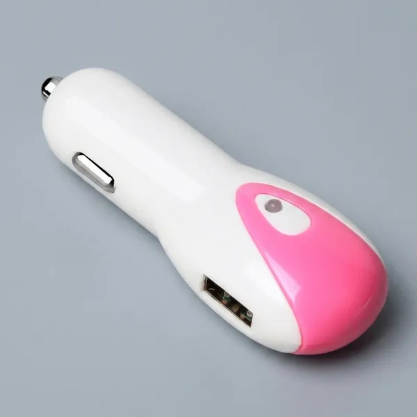 3.1A_Fast_Charging_Car_Usb_Charger_-_Pink_And_White_Compact_Design