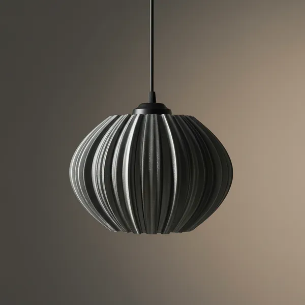 Pumpy_Black_Pendant_Light