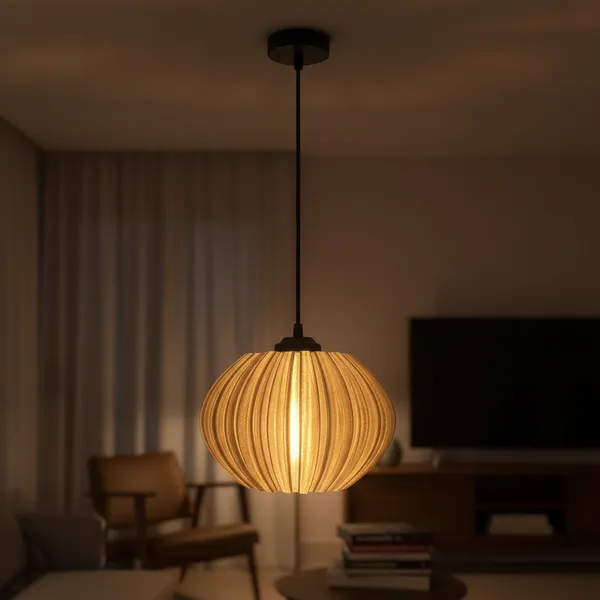 Pumpy_Black_Pendant_Light