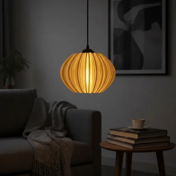 Pumpy_Black_Pendant_Light