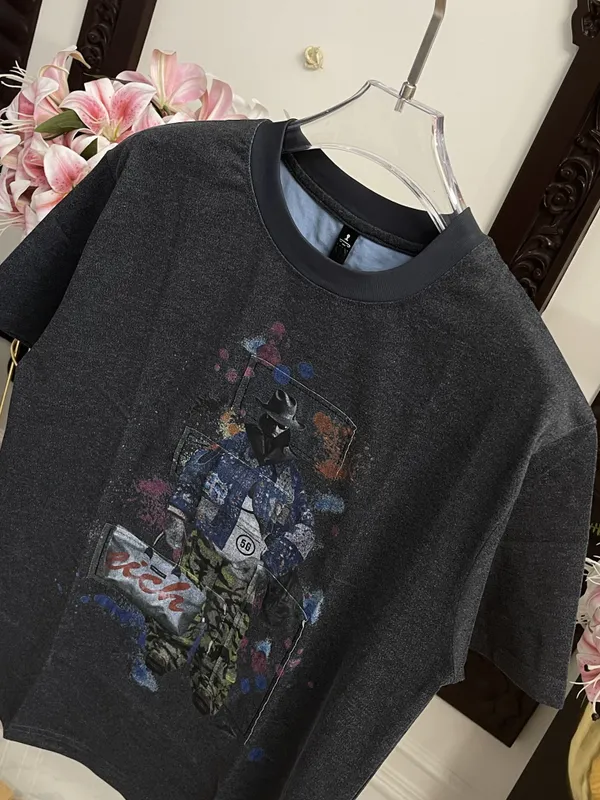 Charcoal_Grey_Cotton_Graphic_Print_Crew_Neck_T_Shirt_For_Men