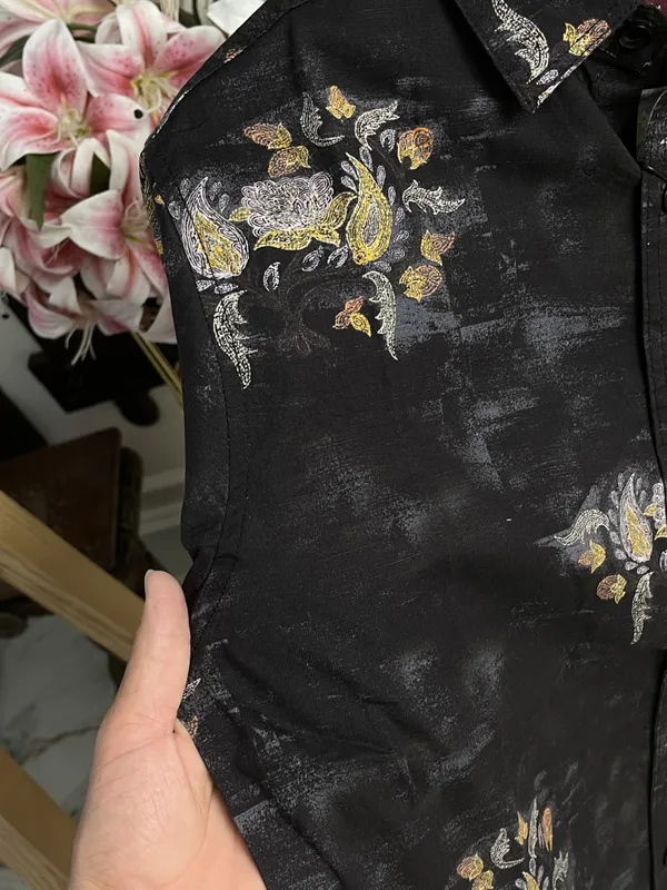 Black_Satin_Floral_Embroidered_Shirt_For_Men