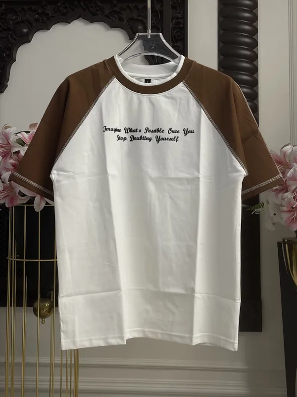 Brown_White_Cotton_Raglan_Sleeve_Graphic_T_Shirt_For_Men