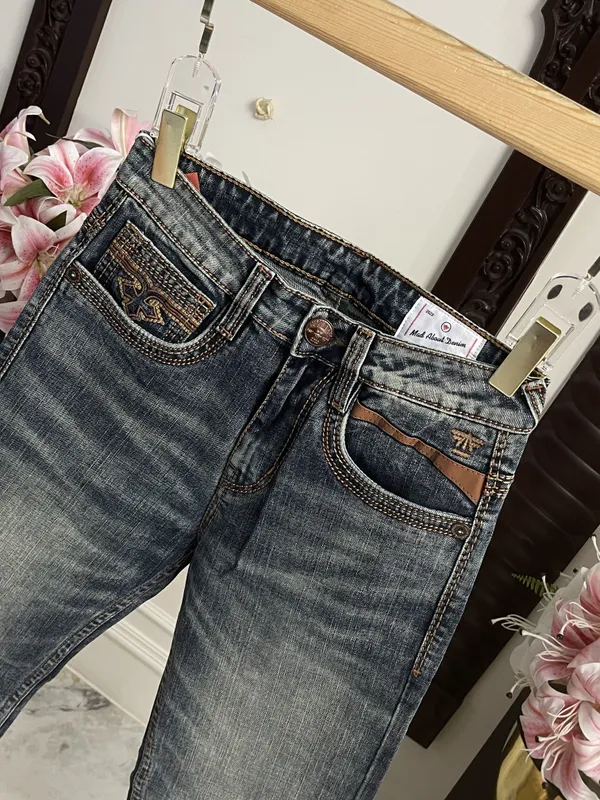 Blue_Denim_Flared_Jeans_For_men