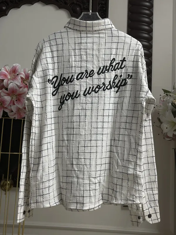 White_Cotton_Windowpane_Check_Full_Sleeve_Shirt_For_Women