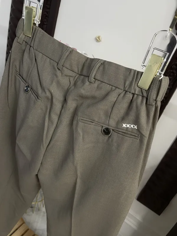 Olive_Green_Linen_Viscose_Pleated_Formal_Trousers_For_Men