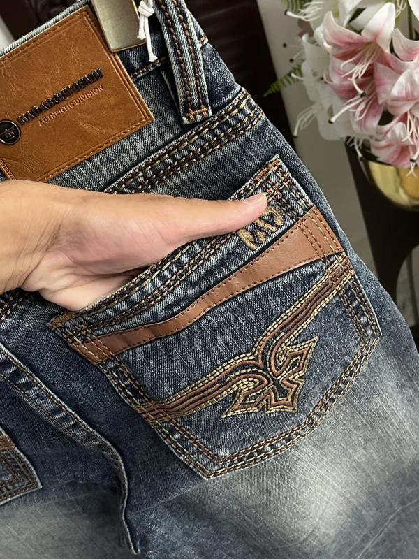 Blue_Denim_Flared_Jeans_For_men