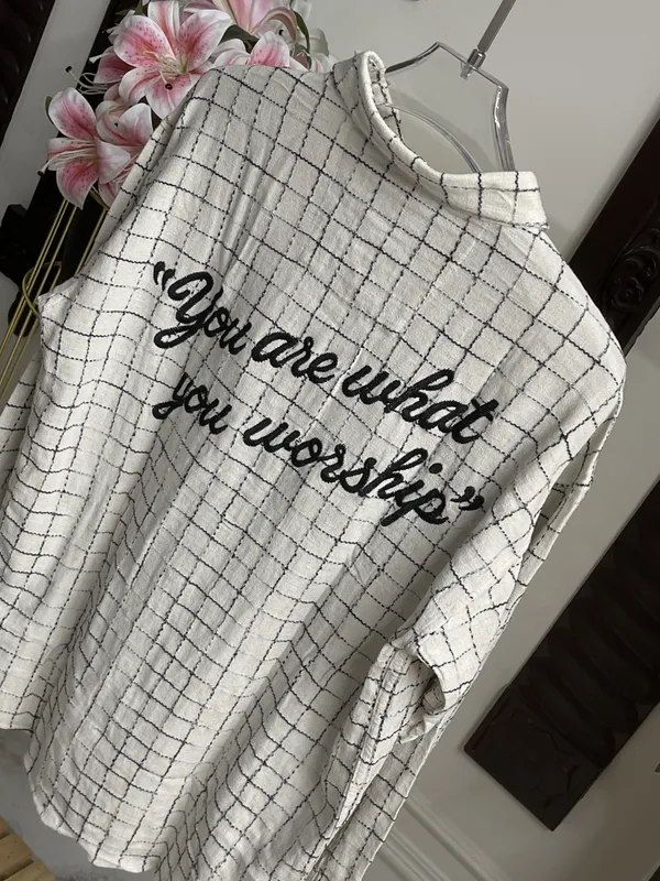 White_Cotton_Windowpane_Check_Full_Sleeve_Shirt_For_Women