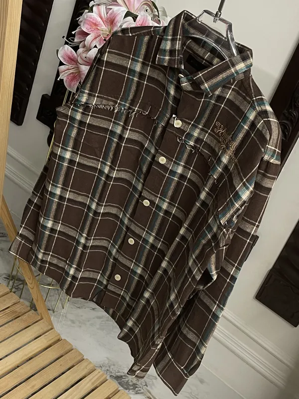 Brown_Cotton_Plaid_Full_Sleeve_Casual_Shirt_For_Men