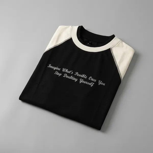 Black_White_Cotton_Raglan_Sleeve_Graphic_T_Shirt_For_Men
