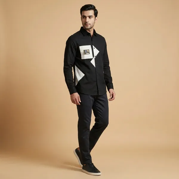 Black_White_Cotton_Geometric_Print_Full_Sleeve_Shirt_For_Men