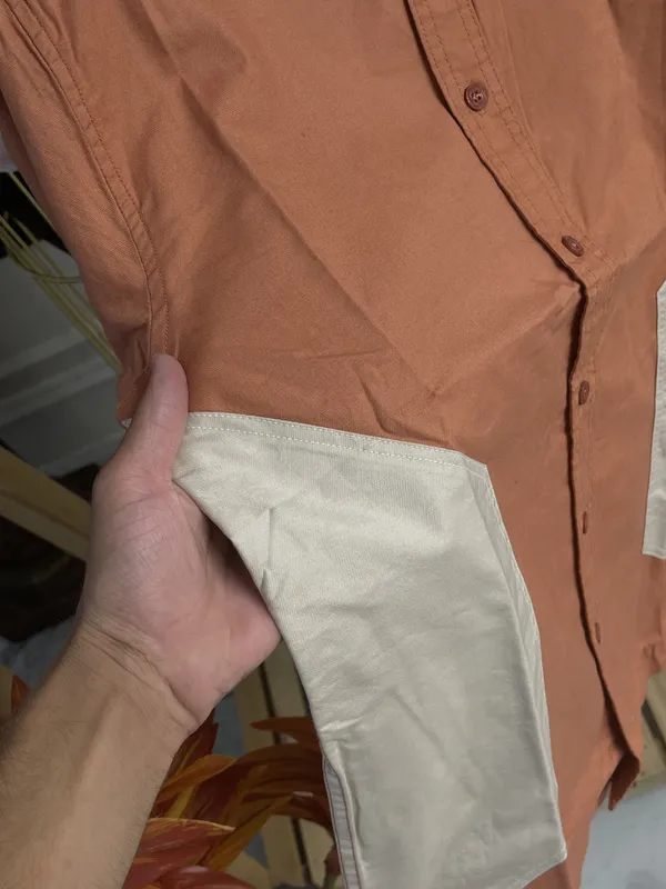 Peach_Cotton_Contrast_Collar_Regular_Fit_Shirt_For_Men