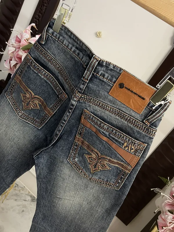 Blue_Denim_Flared_Jeans_For_men