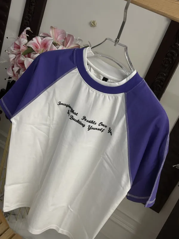 Purple_White_Cotton_Raglan_Sleeve_T_Shirt_For_Men