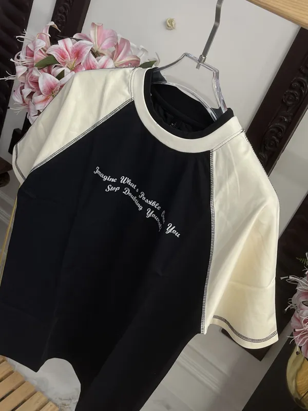 Black_White_Cotton_Raglan_Sleeve_Graphic_T_Shirt_For_Men