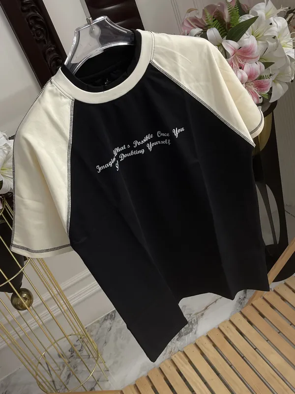 Black_White_Cotton_Raglan_Sleeve_Graphic_T_Shirt_For_Men