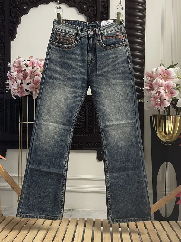 Blue_Denim_Flared_Jeans_For_men