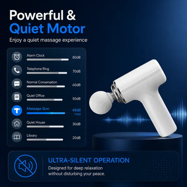 VIP_PulseCore_Massage_Gun_|_Compact,_Powerful_&_Quiet_|_Multicolor