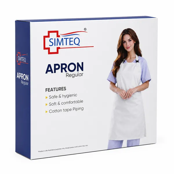 Simteq_Cotton_Regular_Apron_For_Medical_&_Lab_Use