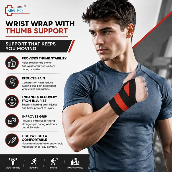 Simteq_Black_Elastic_Wrist_Wrap_With_Thumb_Support_Pack_of_2