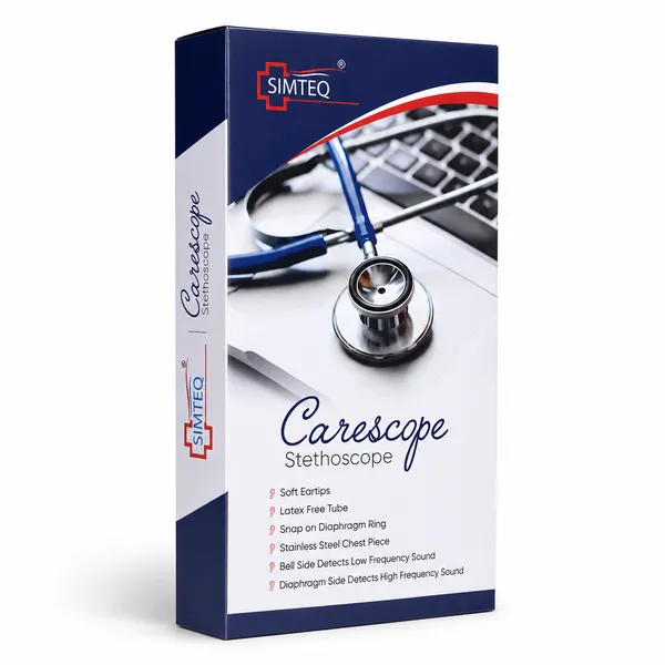 Simteq_Carescape_Stainless_Steel_Stethoscope_For_Medical_Professionals