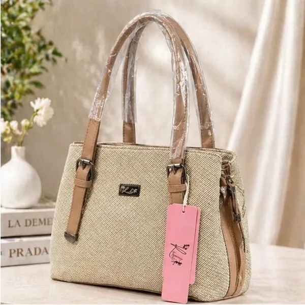 Stylish_Beige_Textured_Handbag_with_Pink_Tag