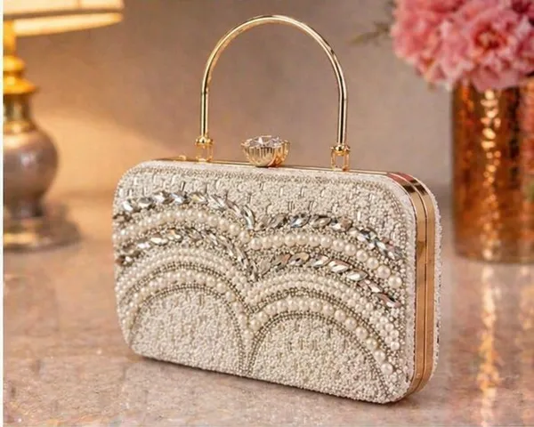 Handcrafted_Pearl_and_Crystal_Embellished_Evening_Clutch_with_Metal_Handle