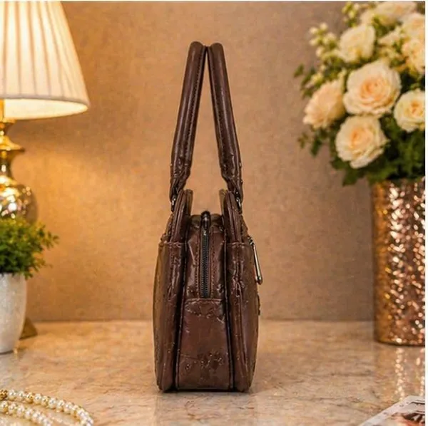 Brown_Floral_Embossed_Leather_Handbag_with_Dual_Handles