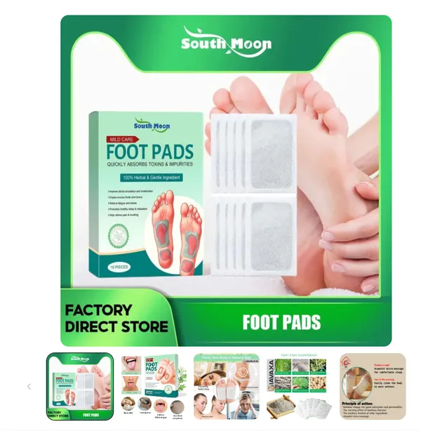 South_Moon_Detox_Foot_Pads_Toxin_Absorbing_Pads_10_Pairs