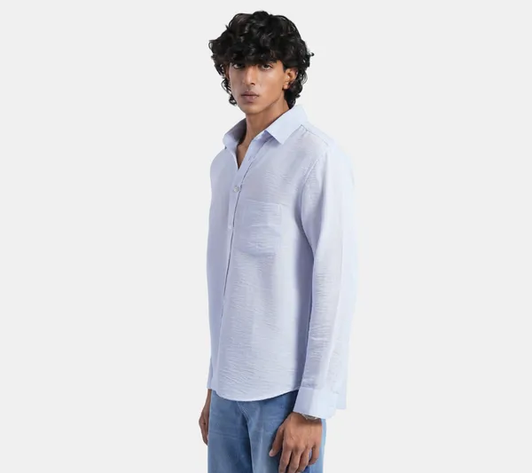 Mid_Blue_Loose_Straight_Jeans_&_Blue_Shirt_Regular_Fit_(Combo_of_2)