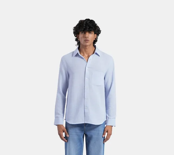 Mid_Blue_Loose_Straight_Jeans_&_Blue_Shirt_Regular_Fit_(Combo_of_2)