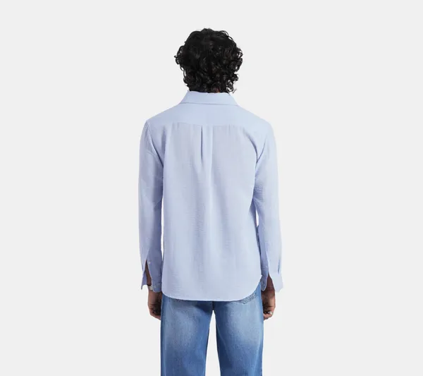 Mid_Blue_Loose_Straight_Jeans_&_Blue_Shirt_Regular_Fit_(Combo_of_2)