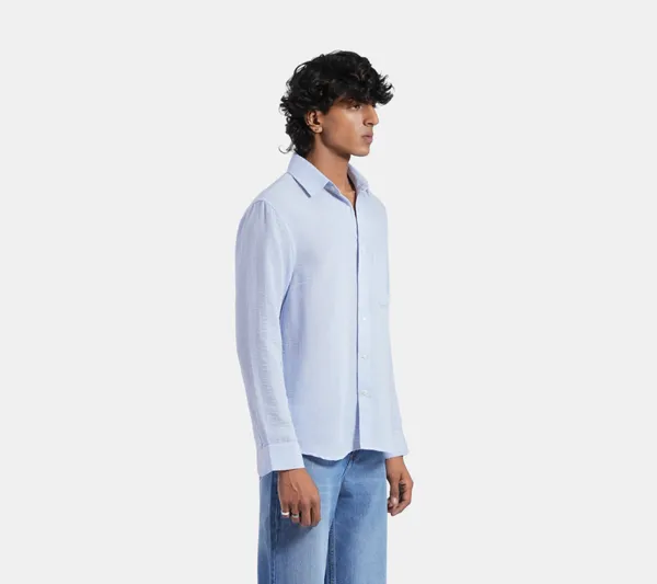 Mid_Blue_Loose_Straight_Jeans_&_Blue_Shirt_Regular_Fit_(Combo_of_2)