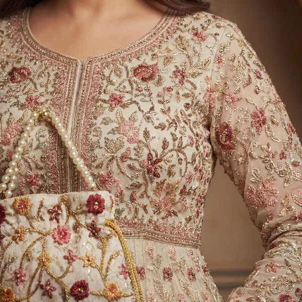 Beige_Embroidered_Floral_Embellishments__Potli_Bag_For_Women
