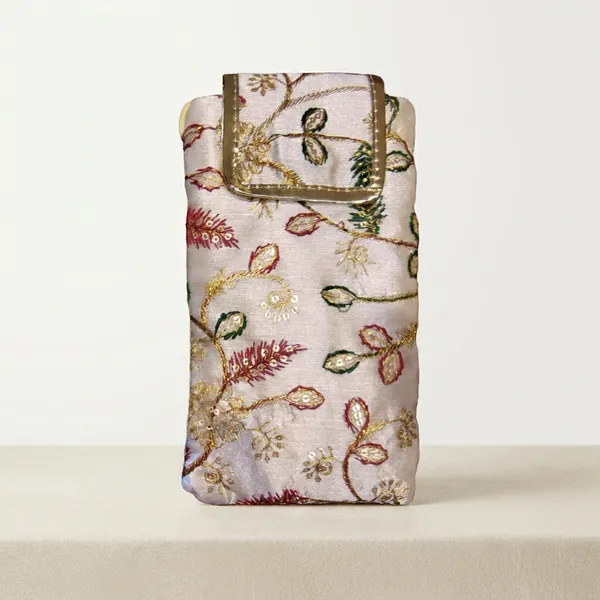 Embroidered_Floral__mobile__pouch__With_Metallic_Clasp_For_Women