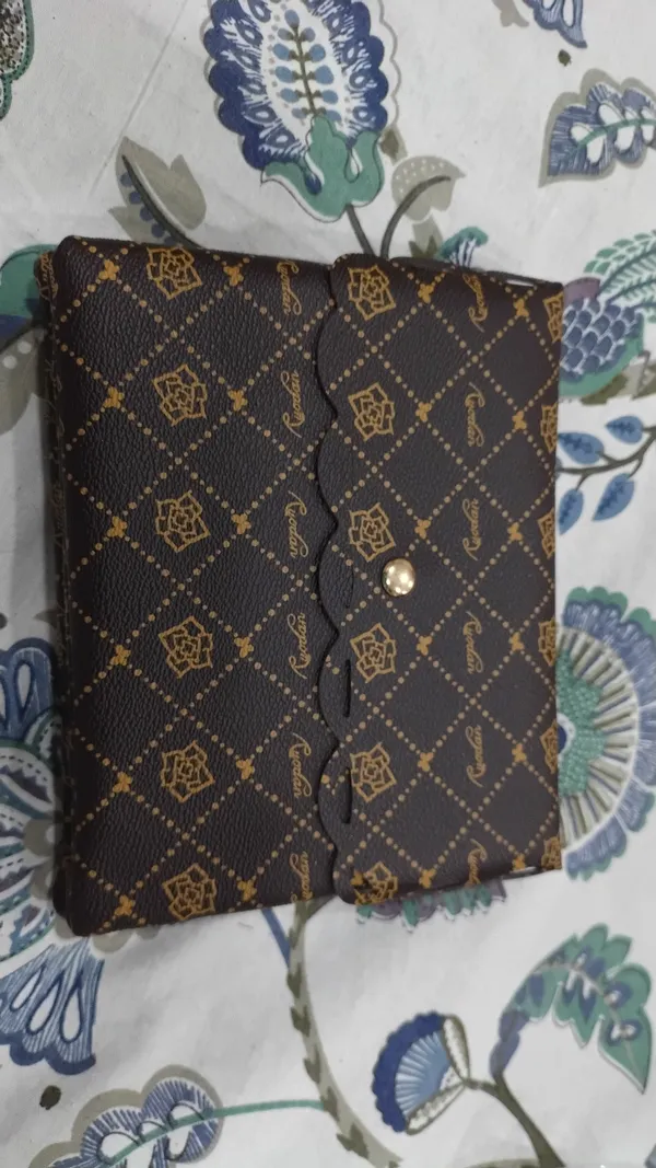 Brown_Patterned_Fabric_Wallet_With_Button_Closure_For_Women