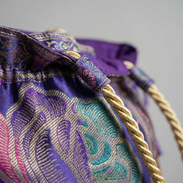 Purple_____Banarsi_Silk_Potli_Bag_With_Golden_Rope_Handle_For_Women