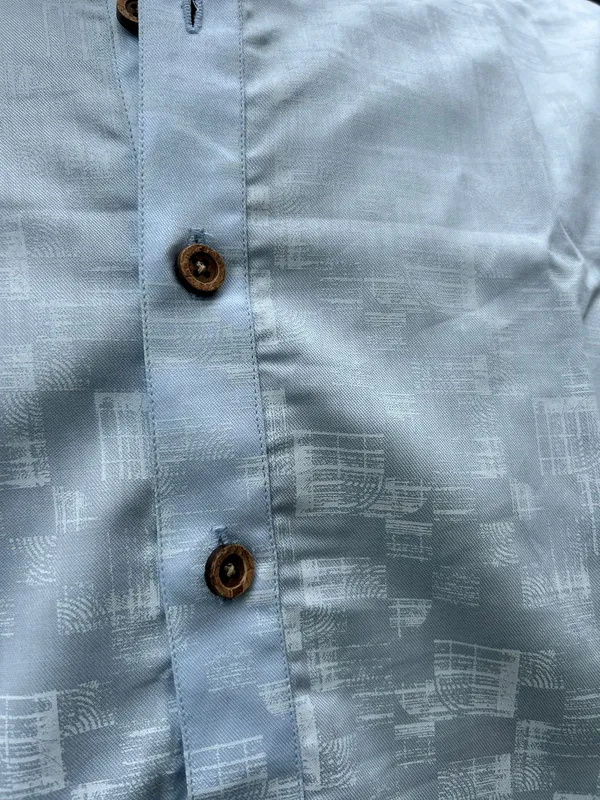 White_Print_Cotton_Kurta_For_Men