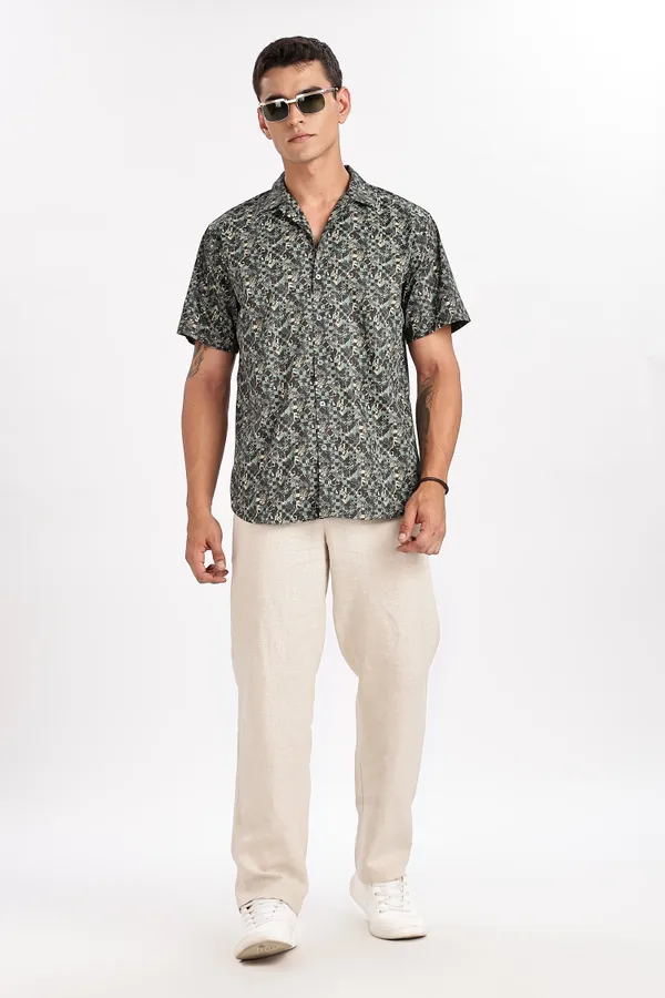 Black_Solid_Cotton_Shirt_For_Men