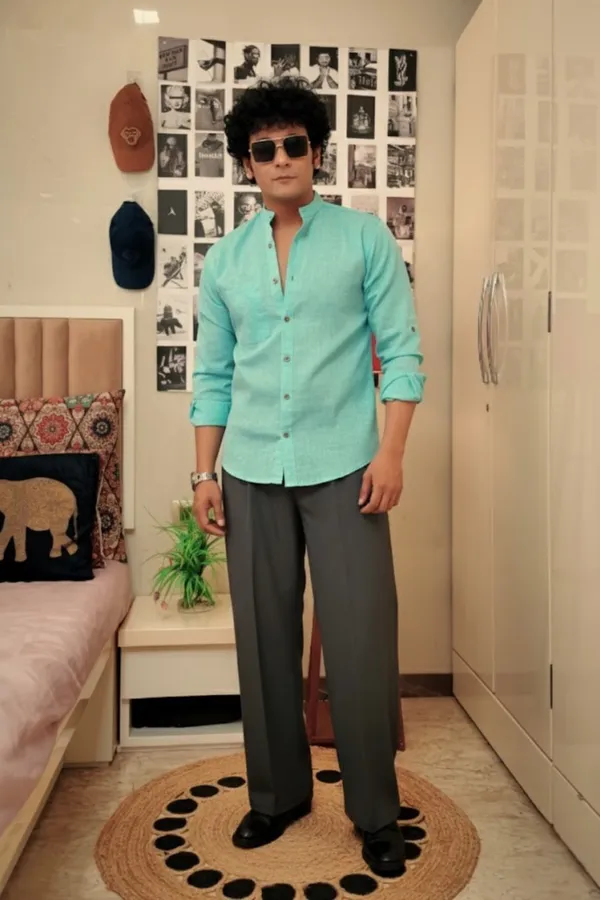 Sky_Blue_Khadi_Cotton_Shirt_For_Men
