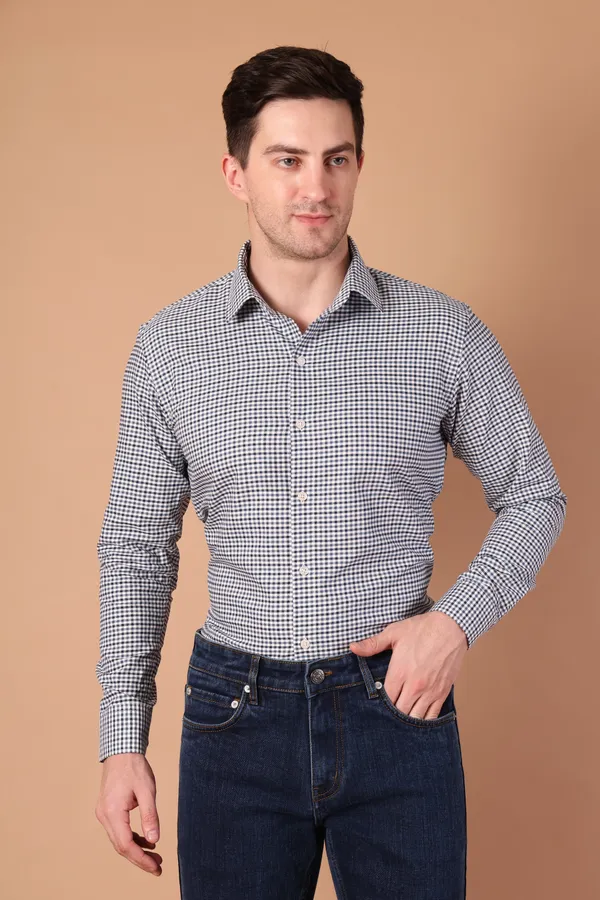 Blue_Check_Cotton_Shirt_For_Men