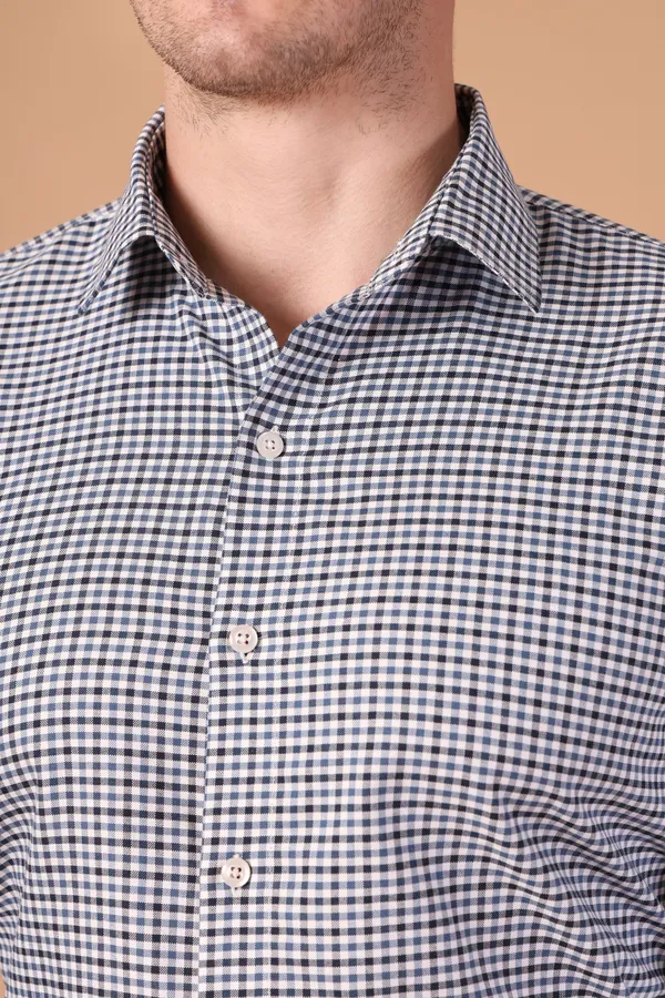 Blue_Check_Cotton_Shirt_For_Men