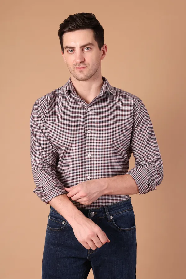 Grey_Check_Cotton_Shirt_For_Men