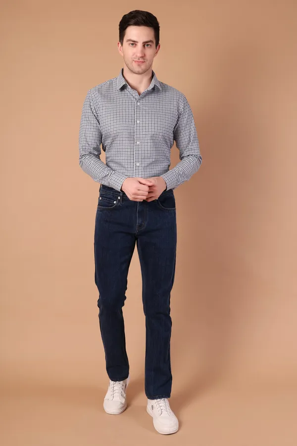 Blue_Check_Cotton_Shirt_For_Men