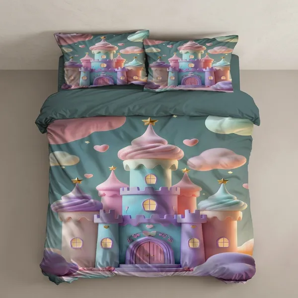 7D_Digital_Print_Glace_Cotton_Double_Bed_King_Size_With_Flat_Double_Bedsheet_&_2_Pillow_Covers_|_Soft_Lightweight_All_Season_Bedding_Set__90X100